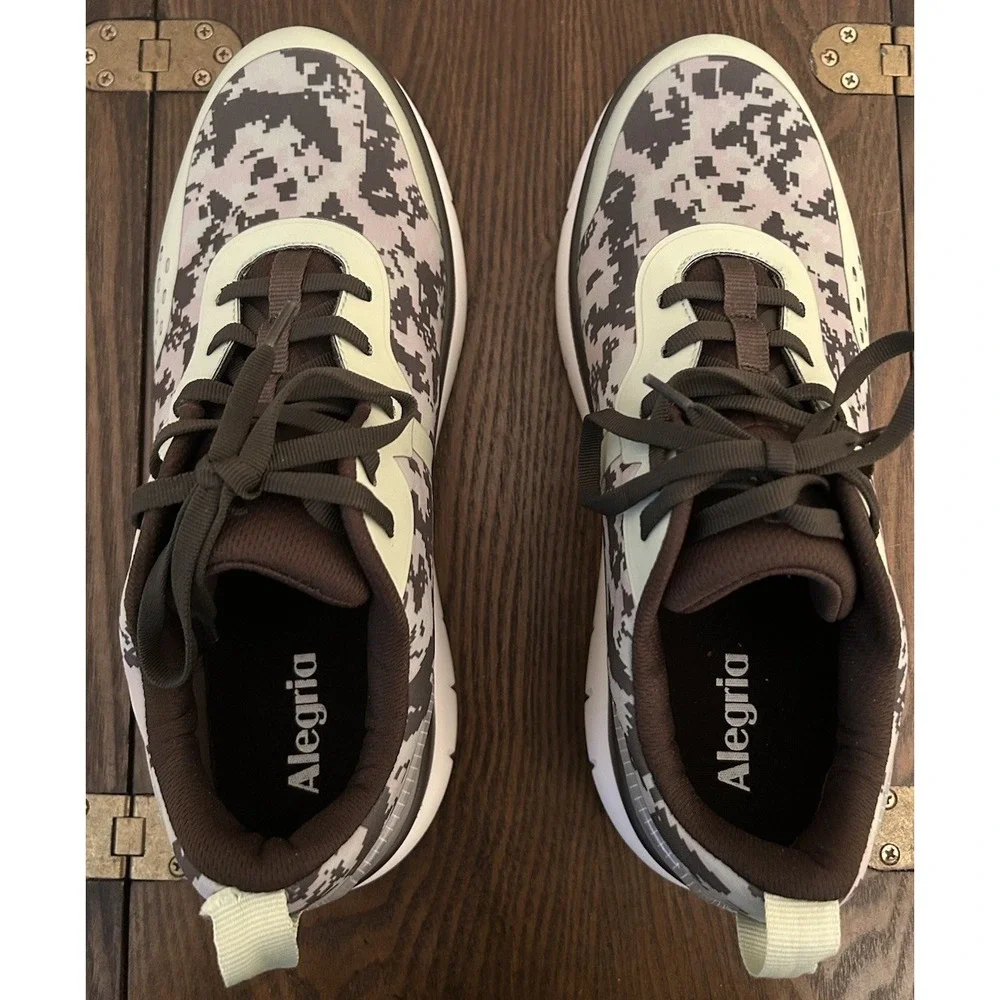 Alegria  Liquid Shell Eclips Digi Matcha Women's Shoes Size 10.5 EU 41‎